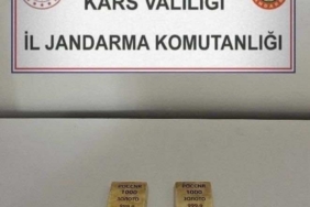 Kars’ta 2 kilo külçe altın ele geçirildi