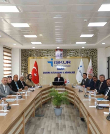 Kars’ta İl İstihdam ve Mesleki Eğitim Kurulu toplantısı yapıldı.