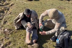 Kayıp çoban hastaneye sevk edildi