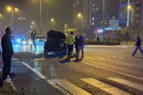 Kayseri’de 2 otomobilin karıştığı kazada yaralanan olmadı