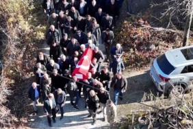 Kıbrıs Gazisi Karabey Eroğlu, son yolculuğuna uğurlandı