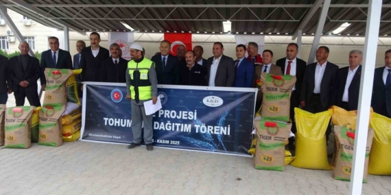 Kilis’te 737 ton sertifikalı tohum dağıtıldı