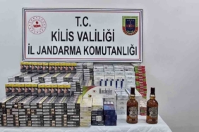 Kilis’te yol kontrolünde kaçak sigara ve alkol ele geçirildi