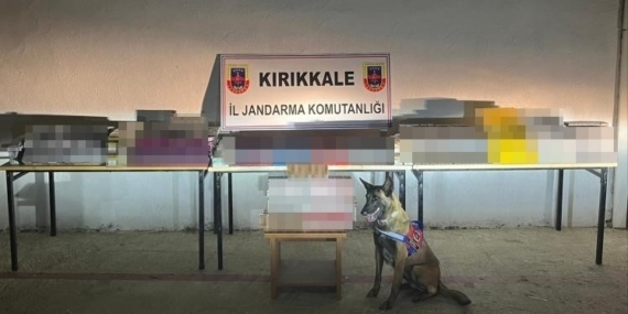 Kırıkkale’de 1 buçuk milyon liralık kaçak ürün ele geçirildi