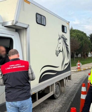 Kırklareli’nde canlı hayvan ve hayvansal ürünlerin nakillerine denetim