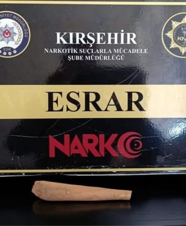 Kırşehir’de narkotik operasyonu: 10 şüpheliye işlem başlatıldı