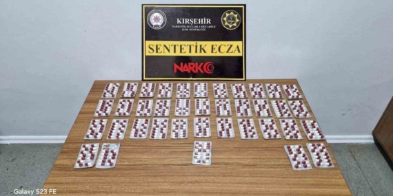 Kırşehir’de uyuşturucu operasyonu: 527 adet sentetik hap ele geçirildi