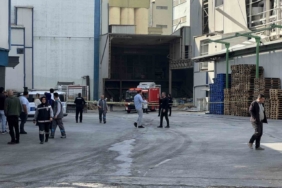 Konya’da fabrikada gaz sıkışması sonucu parlama