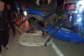 Kozan’da 3 araçlı zircirleme kaza: 2 kişi yaralandı