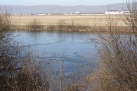 Kura Nehri’nin yüzeyi dondu