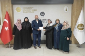 Kütahya’da Kur’an Kursu öğrencilerinden, "Hediyem Kur’an Olsun" kampanyasına destek