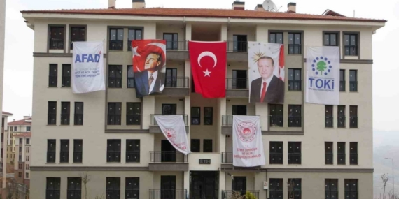 Malatya’da deprem konutlarının anahtar teslimi sürüyor