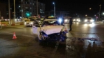 Malatya’da iki aracın çarpıştığı kazada ortalık savaş alanına döndü: 3 yaralı