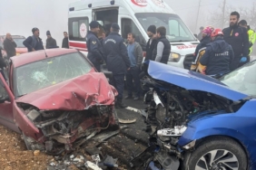 Malatya’da iki otomobil çarpıştı: 5 yaralı