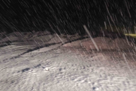 Malatya’da kırsal bölgeler kar altında