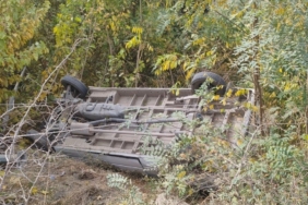 Malatya’da minibüs devrildi: 3 yaralı