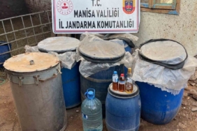 Manisa’da 82 litre sahte içki ele geçirildi