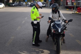 Manisa’da motosiklet ve film cam denetimi