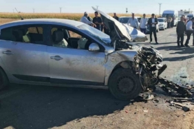 Mardin’de iki otomobil çarpıştı: 6 yaralı
