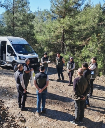 Mersin Orman Bölge Müdürlüğü’nde saha eğitimleri devam ediyor