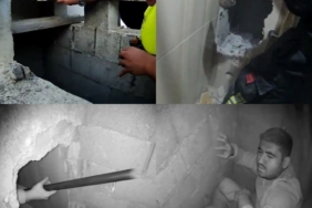 Mersin’de havalandırma boşluğunda nefes kesen kurtarma operasyonu