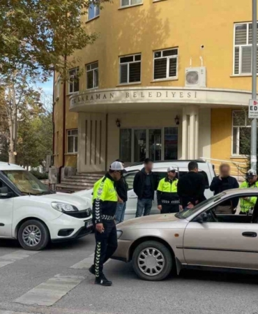 Mersin’den çaldığı otomobille Karaman’da gezerken yakalandı