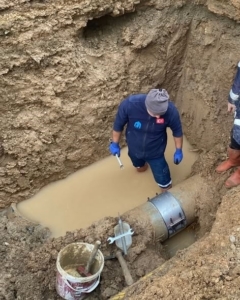 Merzifon’un eskiyen içme suyu hattı patlak verdi: Bir ayda 107 su arızası yaşandı