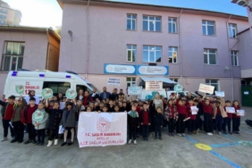 Minik öğrenciler sağlık elçisi oldu