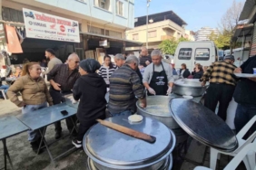 Nazilli’de sanayi esnafı imece usulü hayır yaptı