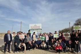 Niğde’de fidanlar toprakla buluştu