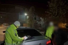 Öğrenci yurdu önünde drift atan sürücü yakalandı