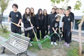 Öğrenciler iklim değişikliğine dikkat çekti