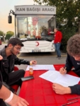 Öğrencilerden Kızılay’a kan bağışı