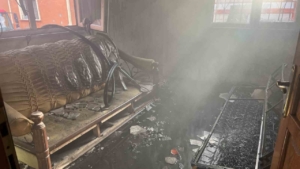 Ordu’da metruk evde yangın