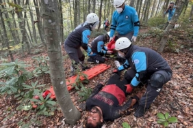 Orman yangını ve yaralılara hızlı müdahale