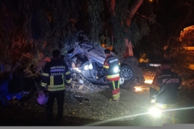 Otomobil takla attı: 1 ölü 3 yaralı