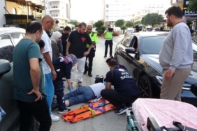 Otomobilin çarptığı yaya ağır yaralandı