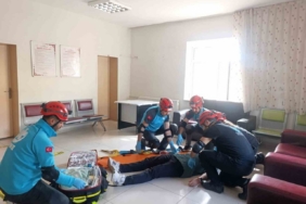 Palu’da deprem ve yangın tatbikatı