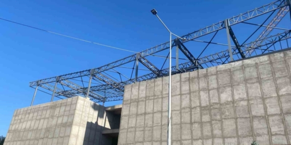 Patnos’ta Alışveriş merkezi inşaatında sona gelindi