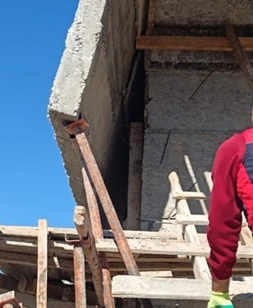 Patnos’ta inşaat kazası: 2 işçi yaralandı