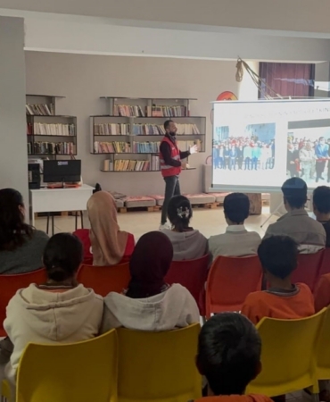 Patnos’ta öğrenciler Kızılay Haftası’nda bilgilendirildi