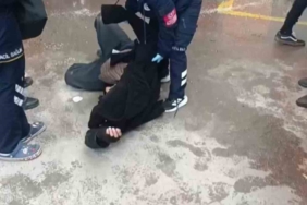 Pazar alanında korkutan anlar: 1 kişi dumandan etkilendi