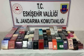 Piyasa değeri 450 bin TL olan 150 adet faturasız parfüm ele geçirildi