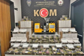 Polis sigara doldurma makinesi ele geçirdi