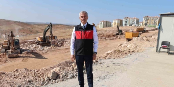 Şahinbey Belediyesi’nin 10 bin sosyal konut projesinde ilk etabı hızla yükseliyor