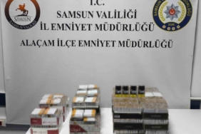 Samsun’da 14 bin adet kaçak makaron ele geçirildi