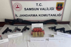 Samsun’da jandarmadan silah ve uyuşturucu operasyonu