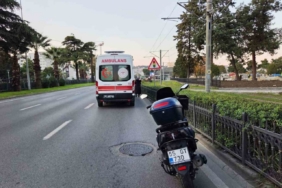 Samsun’da motosiklet otomobile çarptı: 1 yaralı