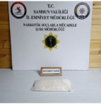 Samsun’da stepne lastiğine zulalanan metamfetamin ele geçirildi