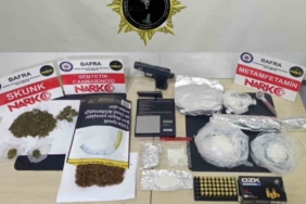 Samsun’da uyuşturucu ve silah ele geçirildi